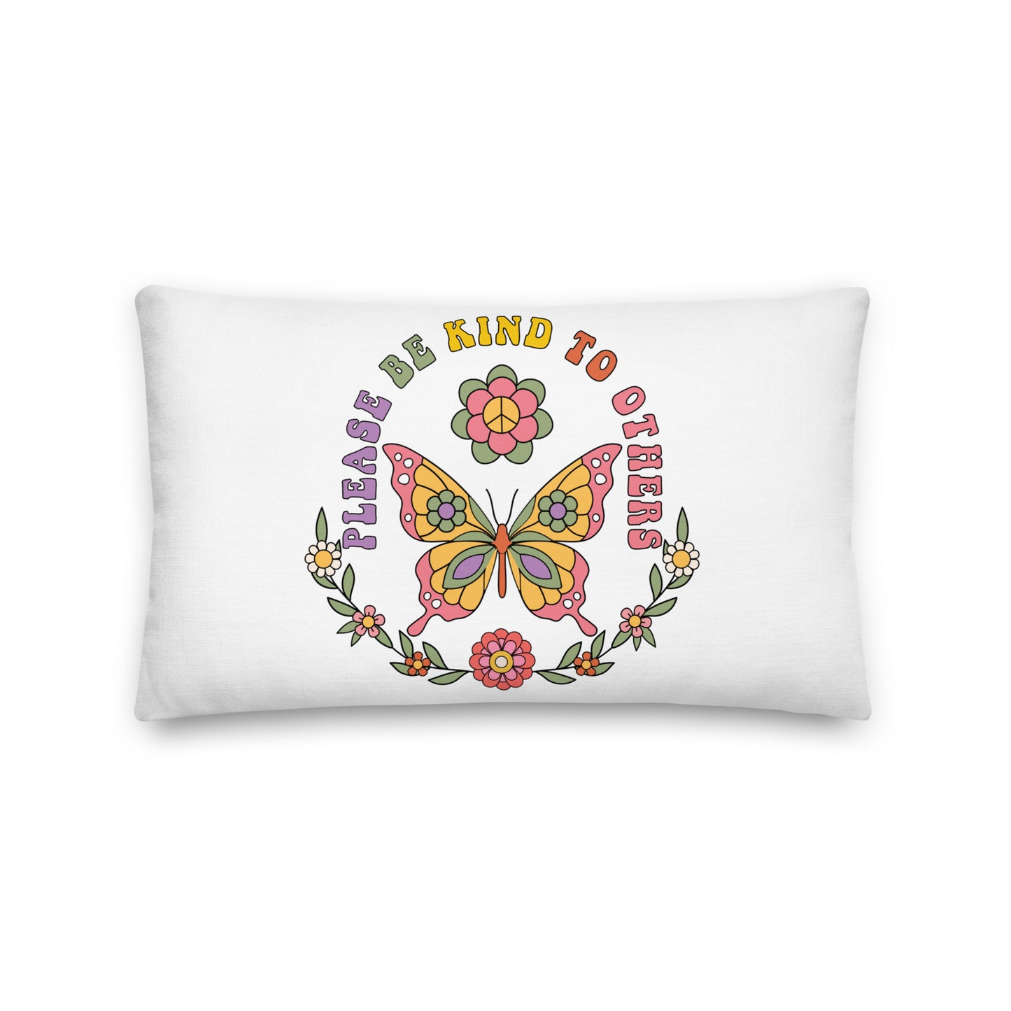 Aiilov Adegorr Please be Kind to Others Design Pillow for Home Décor