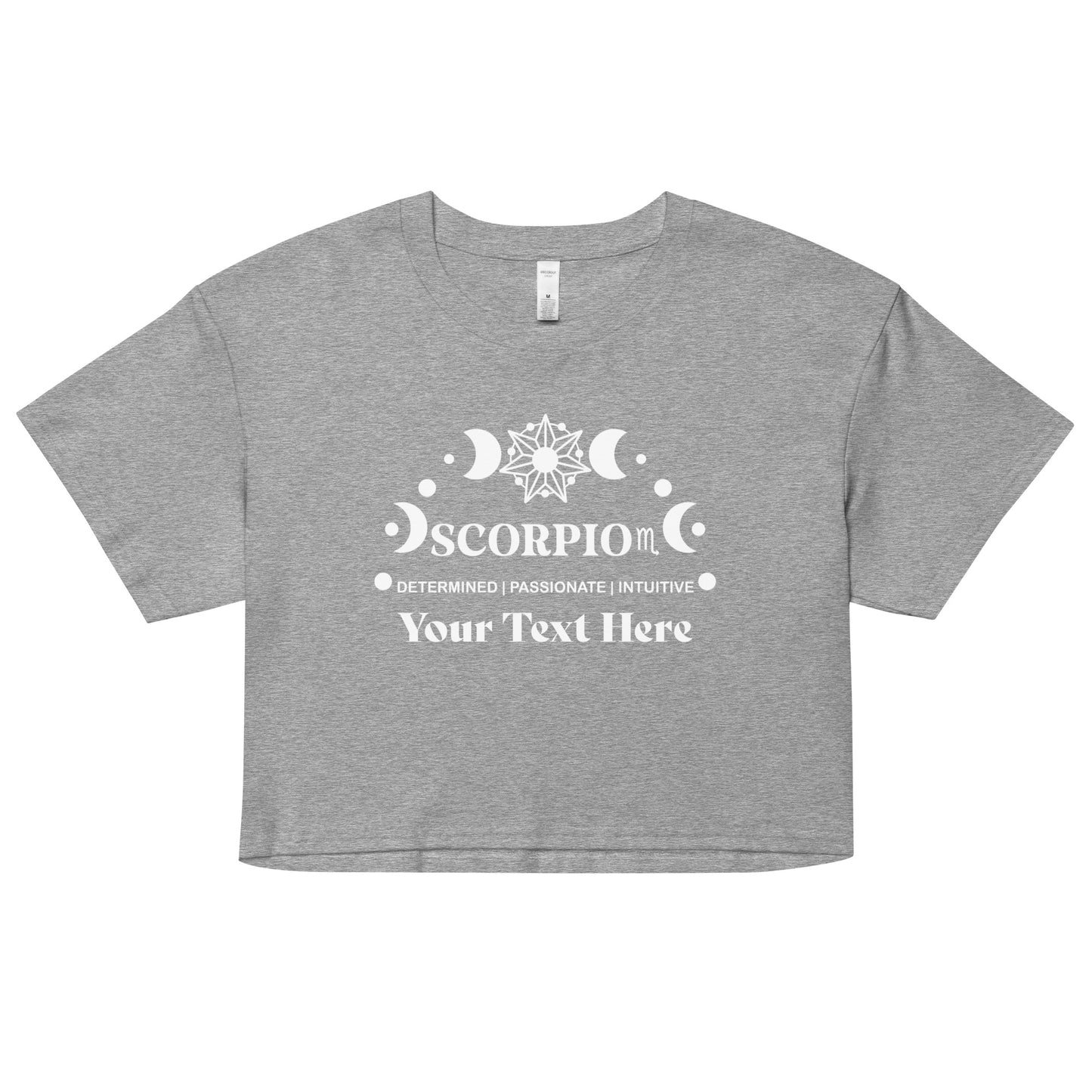 Scorpio Zodiac Sign Attributes Women’s crop top