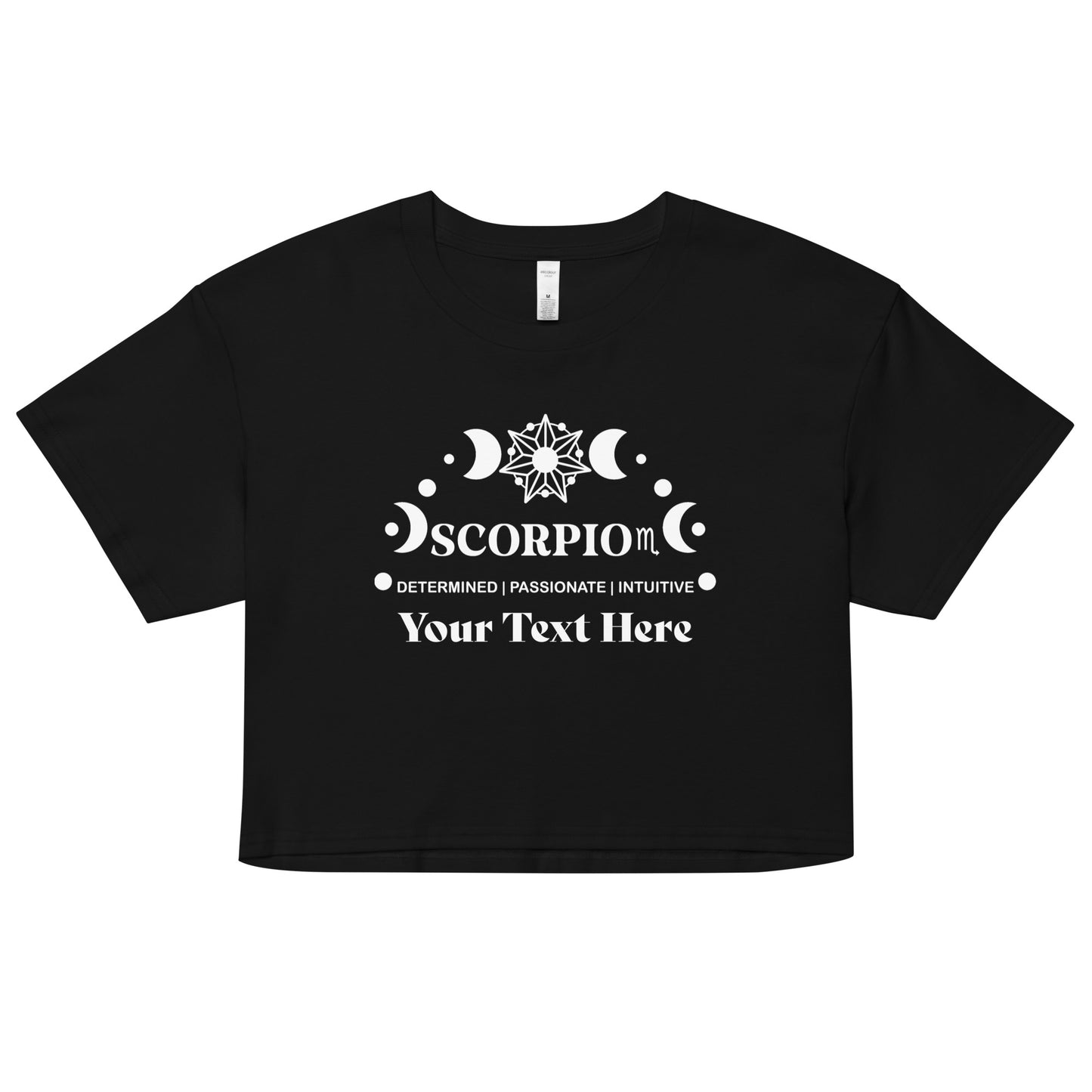 Scorpio Zodiac Sign Attributes Women’s crop top