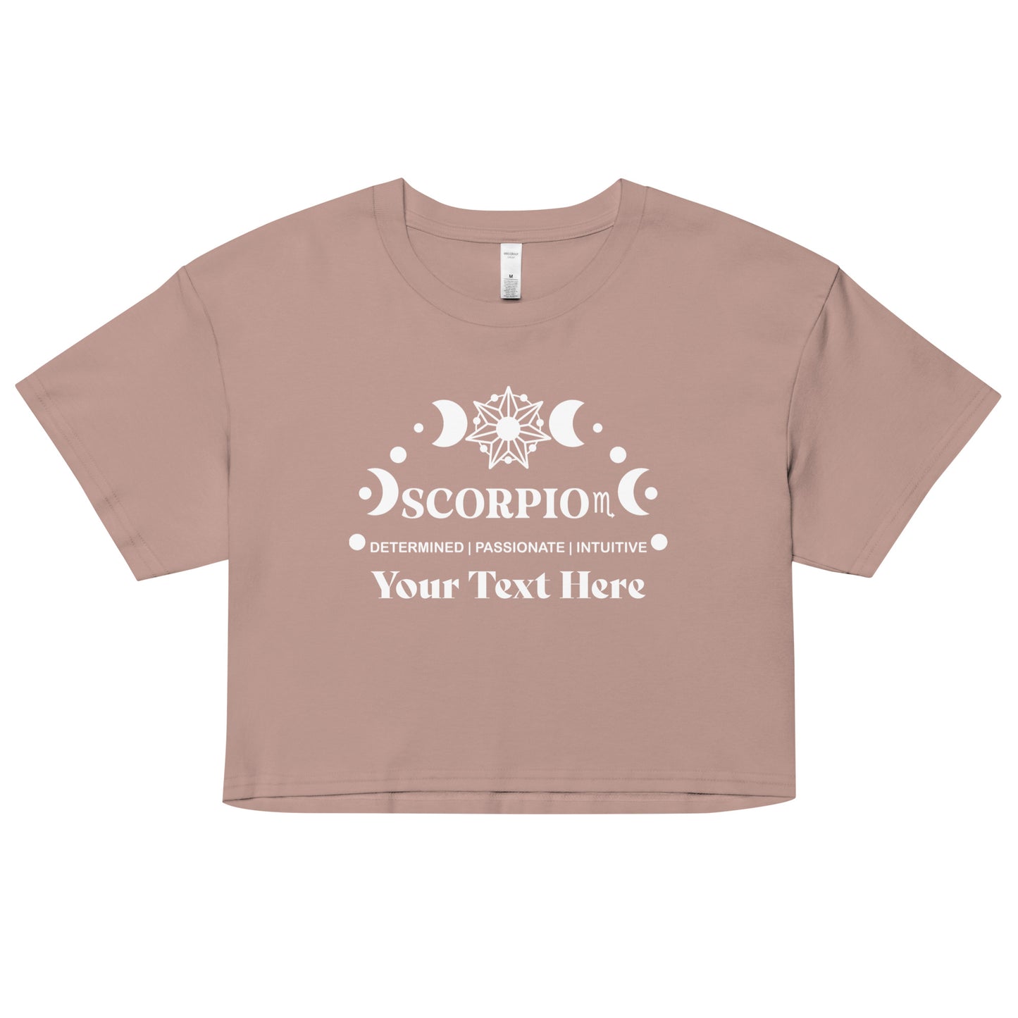 Scorpio Zodiac Sign Attributes Women’s crop top
