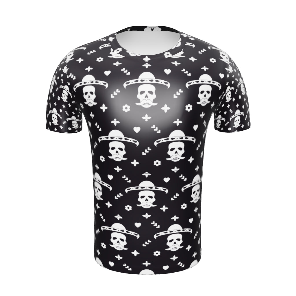 Sombrero Skull Halloween Men's T-Shirt