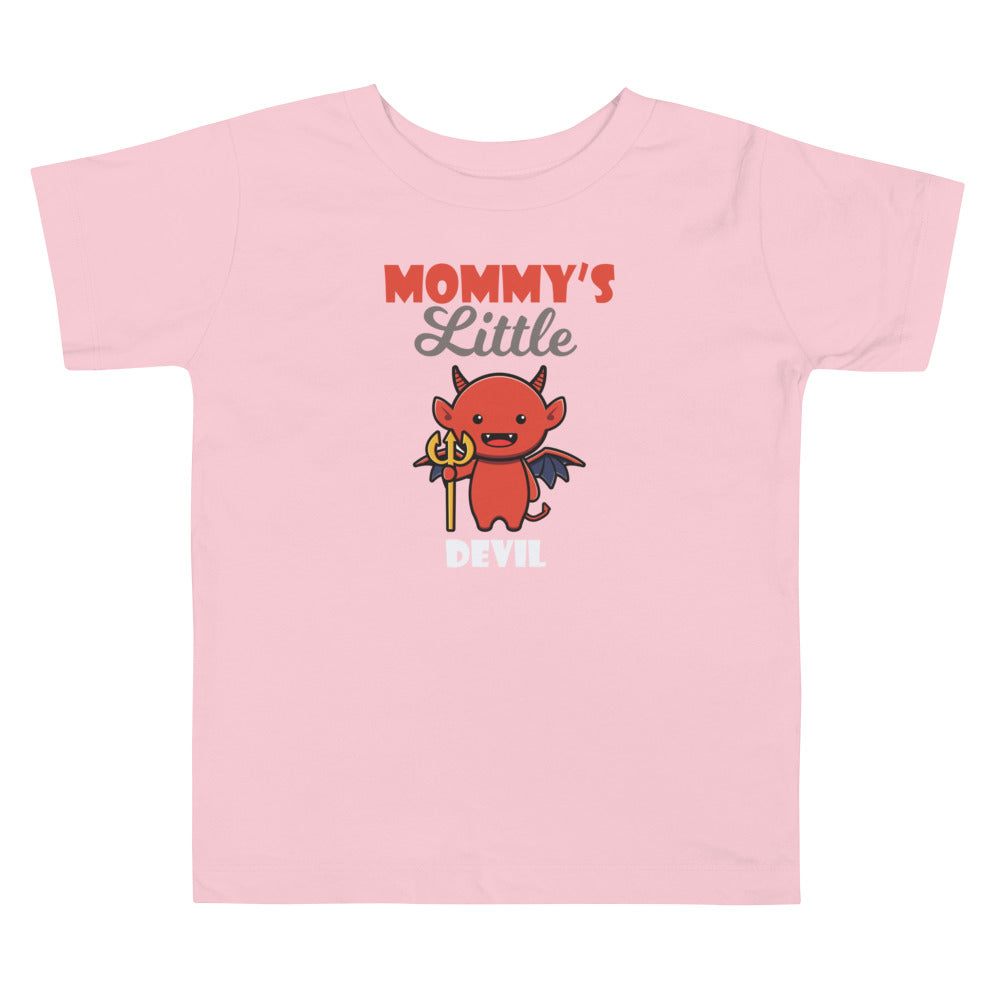 Mommy's Little Devil Toddler Short Sleeve Tee