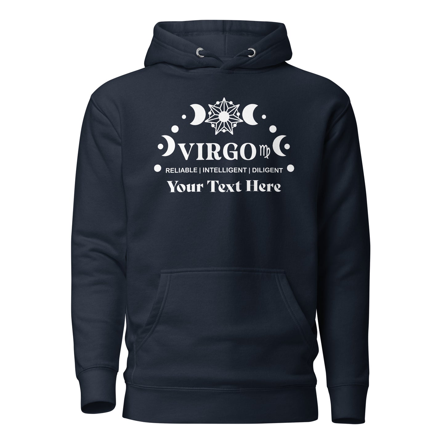 Virgo Zodiac Sign Attributes Unisex Hoodie