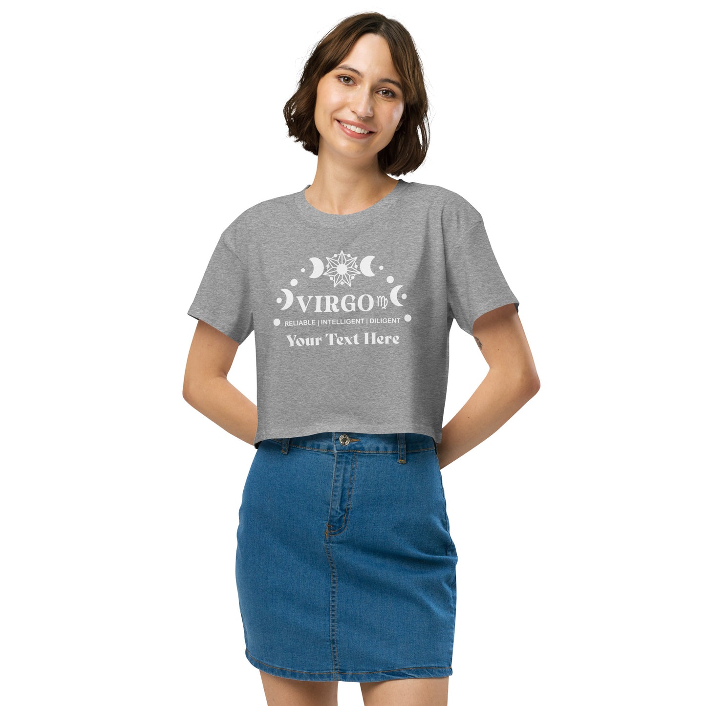 Virgo Zodiac Sign Attributes Women’s crop top