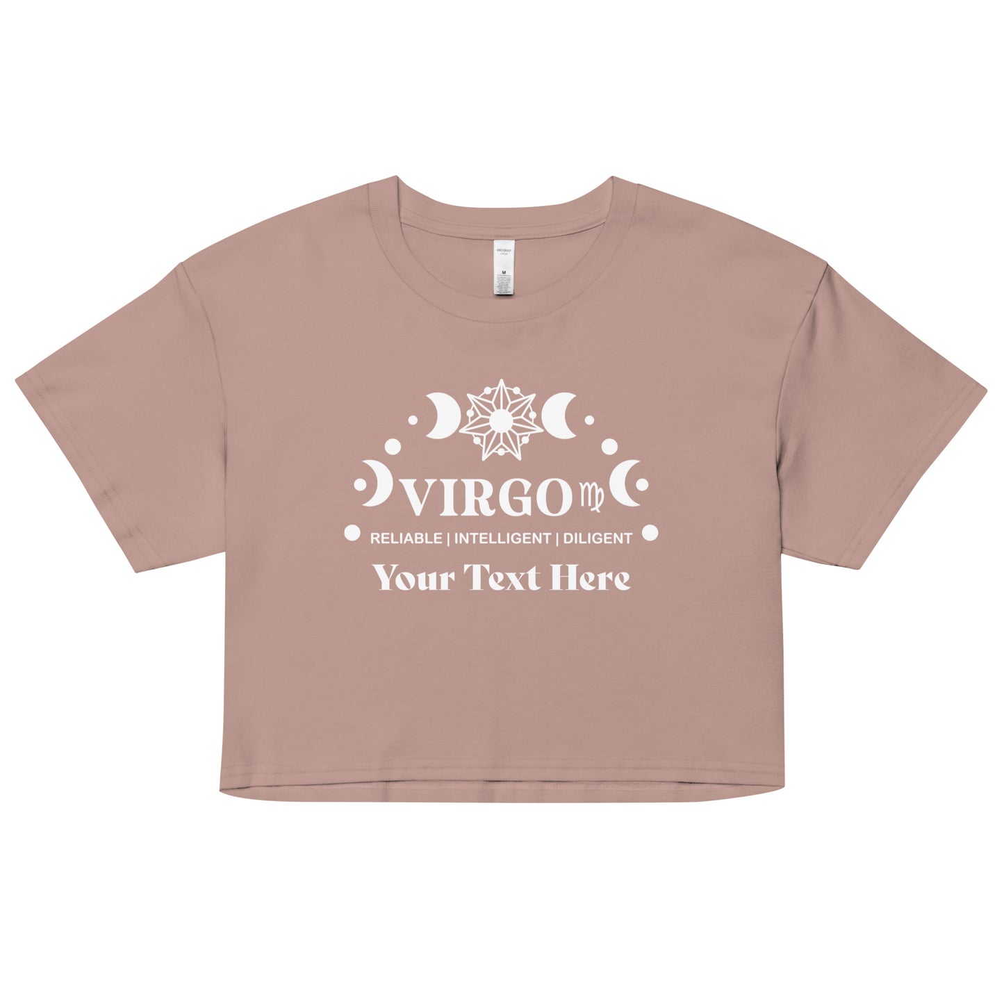 Virgo Zodiac Sign Attributes Women’s crop top