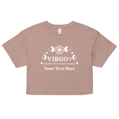 Virgo Zodiac Sign Attributes Women’s crop top