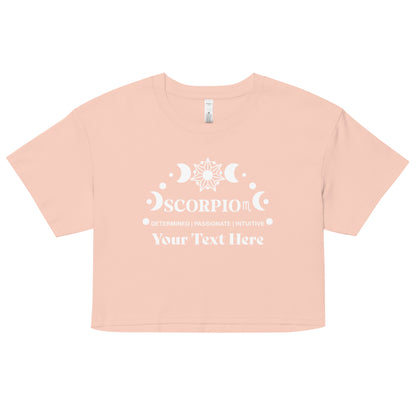 Scorpio Zodiac Sign Attributes Women’s crop top